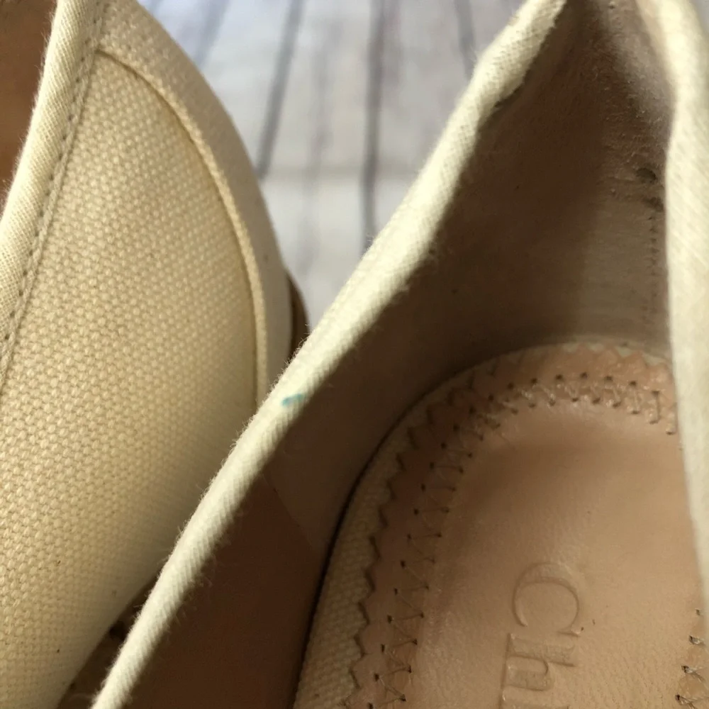 Chloe platform penny loafer wedges